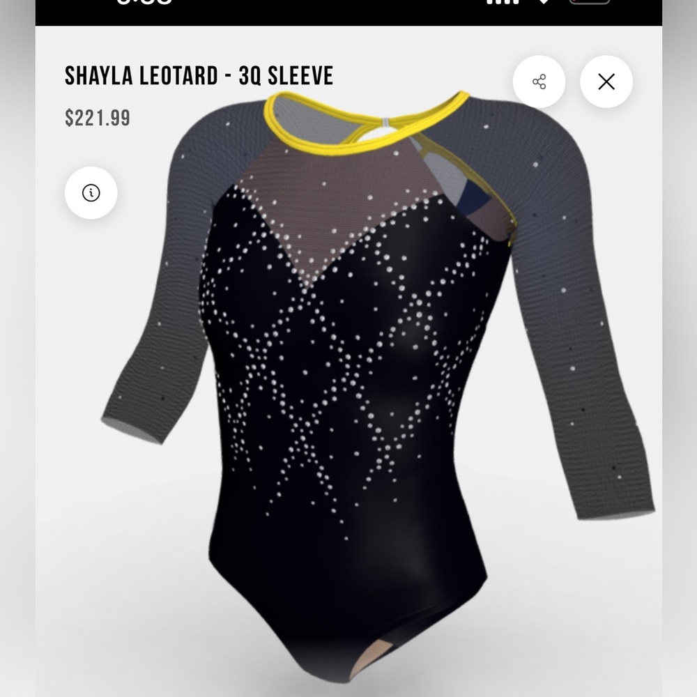 Sylvia P competition leotard